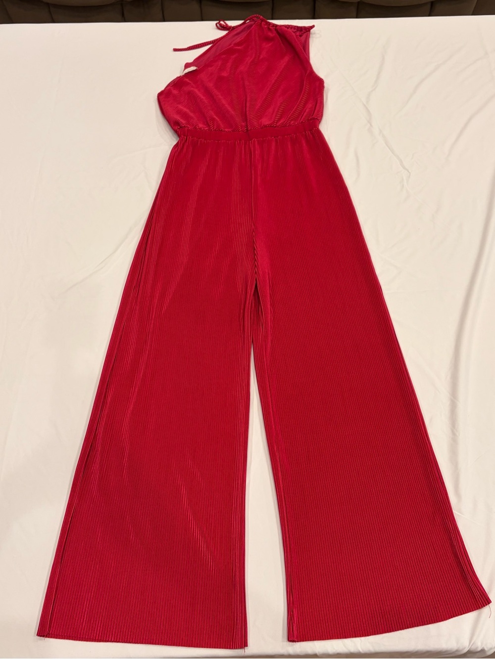 Pink Halter Wide Leg Jumpsuit Women’s Medium Large